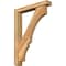 Ekena Millwork Balboa Block Rough Sawn Bracket w/ Offset Brace, Western Red Cedar, 4"W x 22"D x 30"H BKT0402X22X30BOA05RWR - alternate 1